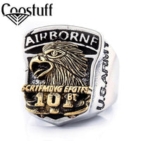 101st Airborne Army Ring-316 Stainless Steel Ring-Wild Saints Co.