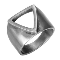 Ancient Triangle Ring-STEEL-316 Stainless Steel Ring-Wild Saints Co.
