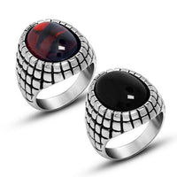 Big Stone Ring-316 Stainless Steel Ring-Wild Saints Co.