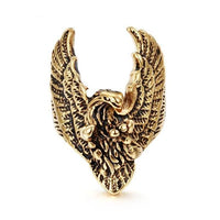 Flying Eagle Ring-GOLD-316 Stainless Steel Ring-Wild Saints Co.