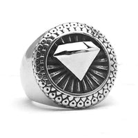 Shining Diamond Ring-316 Stainless Steel Ring-Wild Saints Co.