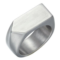 Simple Geometric Ring-10-316 Stainless Steel Ring-Wild Saints Co.