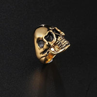 Smiling Skull Ring-316 Stainless Steel Ring-Wild Saints Co.