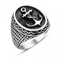 Snakeskin Sea Anchor Ring-316 Stainless Steel Ring-Wild Saints Co.