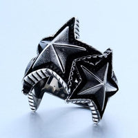 Three Stars Ring-316 Stainless Steel Ring-Wild Saints Co.