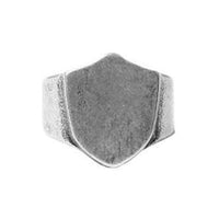 Vintage Shield Ring-STEEL-316 Stainless Steel Ring-Wild Saints Co.