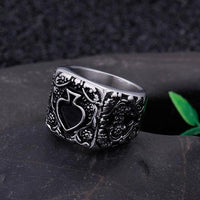 Vintage Spades Ring-316 Stainless Steel Ring-Wild Saints Co.