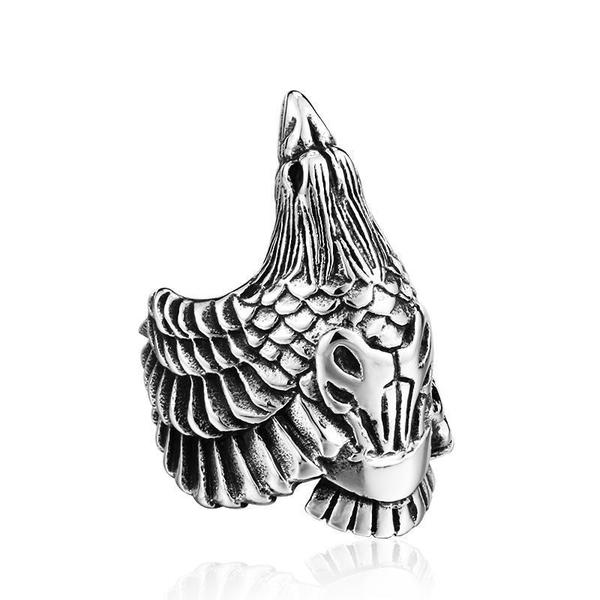 Attack Bird Ring-7-316 Stainless Steel Ring-Wild Saints Co.