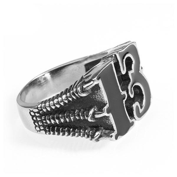 Black 13 Claw Ring-316 Stainless Steel Ring-Wild Saints Co.