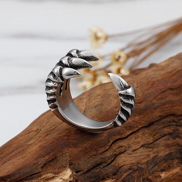 Demon Claw Ring-316 Stainless Steel Ring-Wild Saints Co.