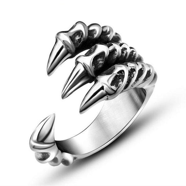 Demon Claw Ring-7-316 Stainless Steel Ring-Wild Saints Co.