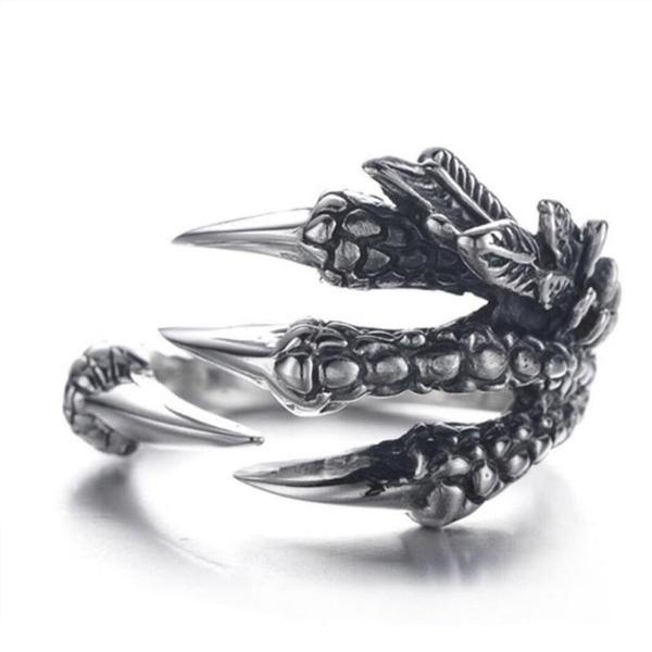 Dragon Claw Ring-316 Stainless Steel Ring-Wild Saints Co.