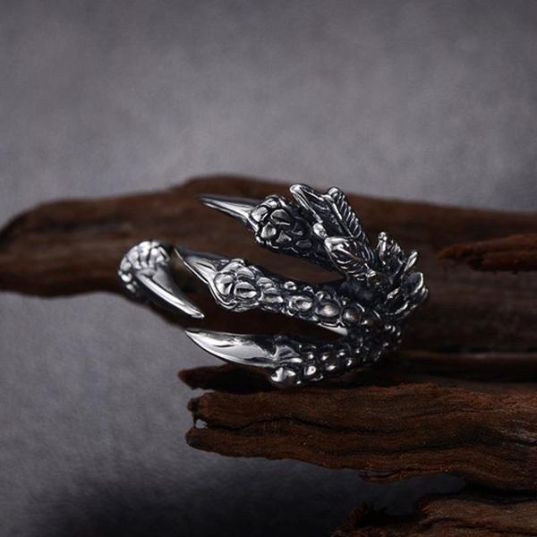 Dragon Claw Ring-316 Stainless Steel Ring-Wild Saints Co.