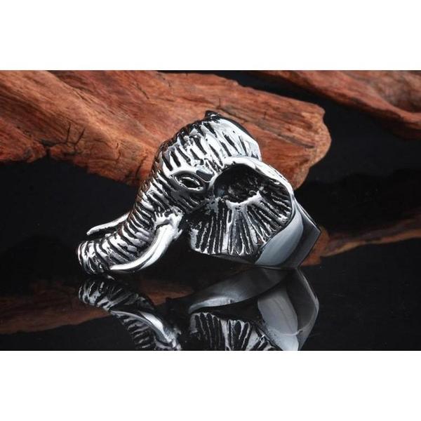 Giant Elephant Ring-316 Stainless Steel Ring-Wild Saints Co.