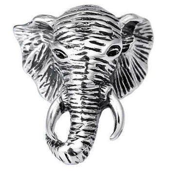 Giant Elephant Ring-8-316 Stainless Steel Ring-Wild Saints Co.