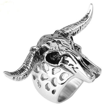Oxhead Ring-316 Stainless Steel Ring-Wild Saints Co.