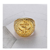 Sea Anchor Signet Ring-316 Stainless Steel Ring-Wild Saints Co.