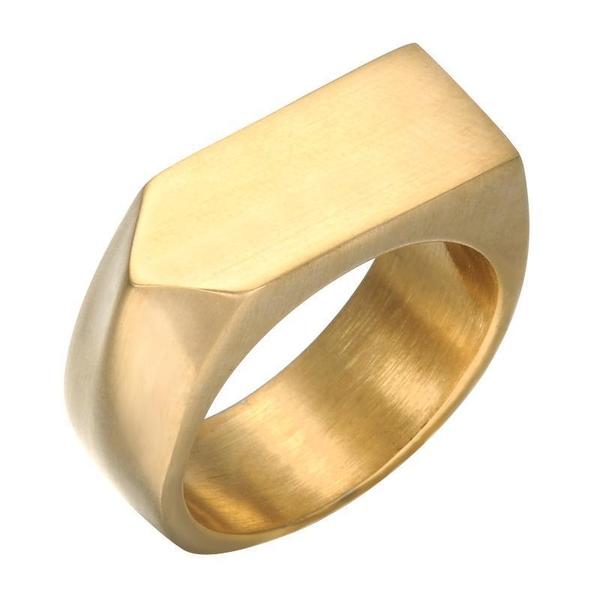 Simple Geometric Ring-10-316 Stainless Steel Ring-Wild Saints Co.