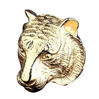 Stoic Tiger Head Ring-GOLD-316 Stainless Steel Ring-Wild Saints Co.