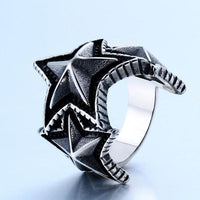 Three Stars Ring-316 Stainless Steel Ring-Wild Saints Co.