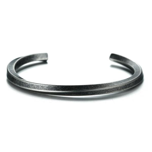Twisted Cuff Bracelet-316 Stainless Steel Bracelet-Wild Saints Co.