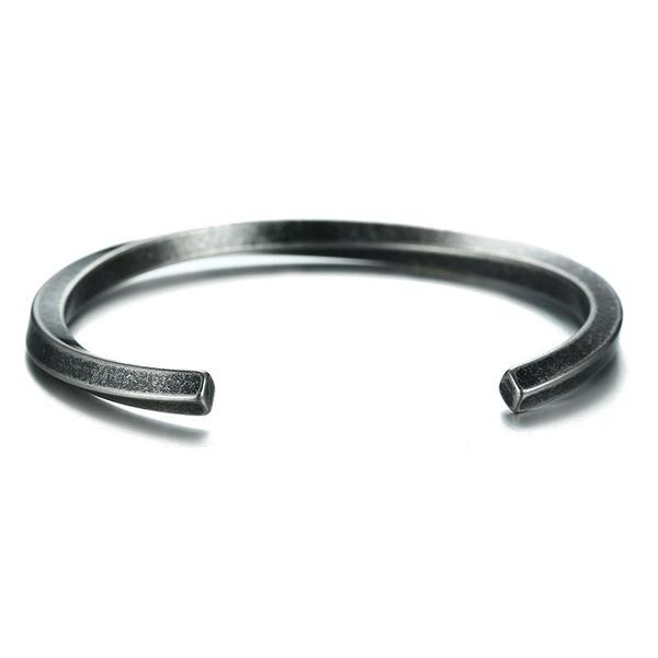 Twisted Cuff Bracelet-316 Stainless Steel Bracelet-Wild Saints Co.